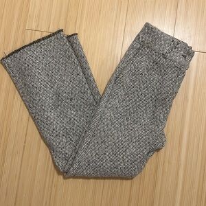Herringbone sweater trousers